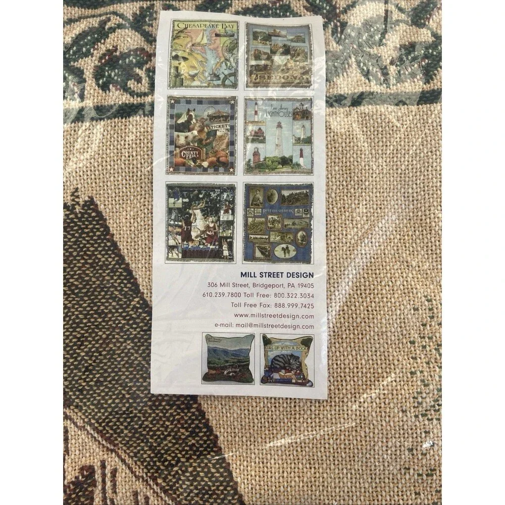VTG Mill St Design Christian Tapestry Throw Blanket Laurel Run Methodist Church